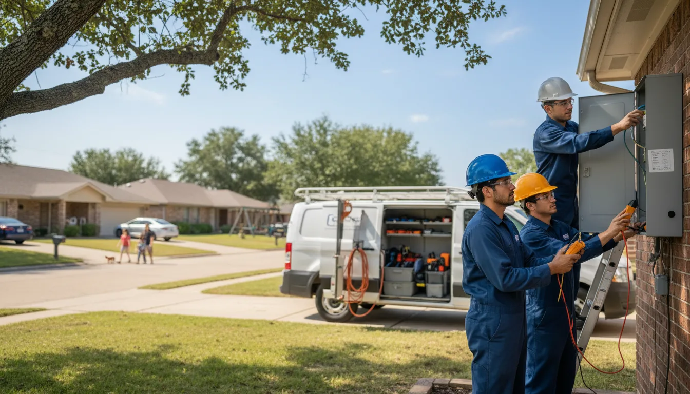 Certified electrician providing emergency electrical services in Groveland, IL